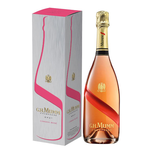 G.H. Mumm Grand Cordon Rosé Champagne (750mL) with Gift Box